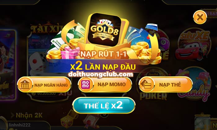 gold8 club khuyen mai