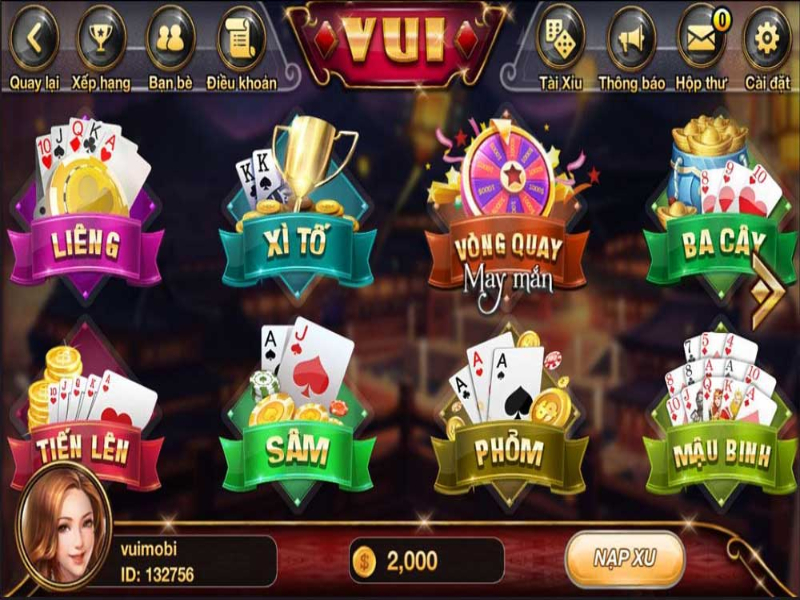 Kho game cực hấp dẫn của cổng game Vui Mobile