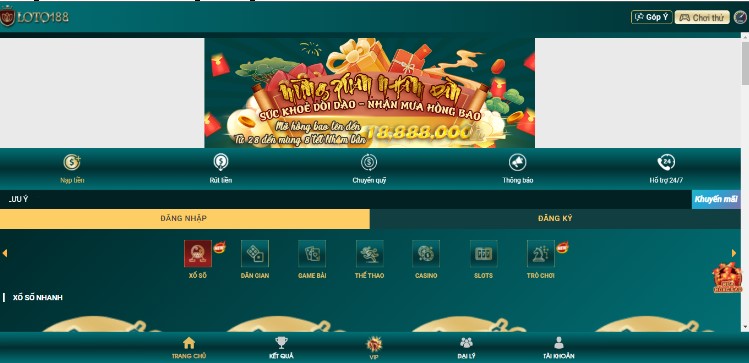 Link tải nhà cái Loto188