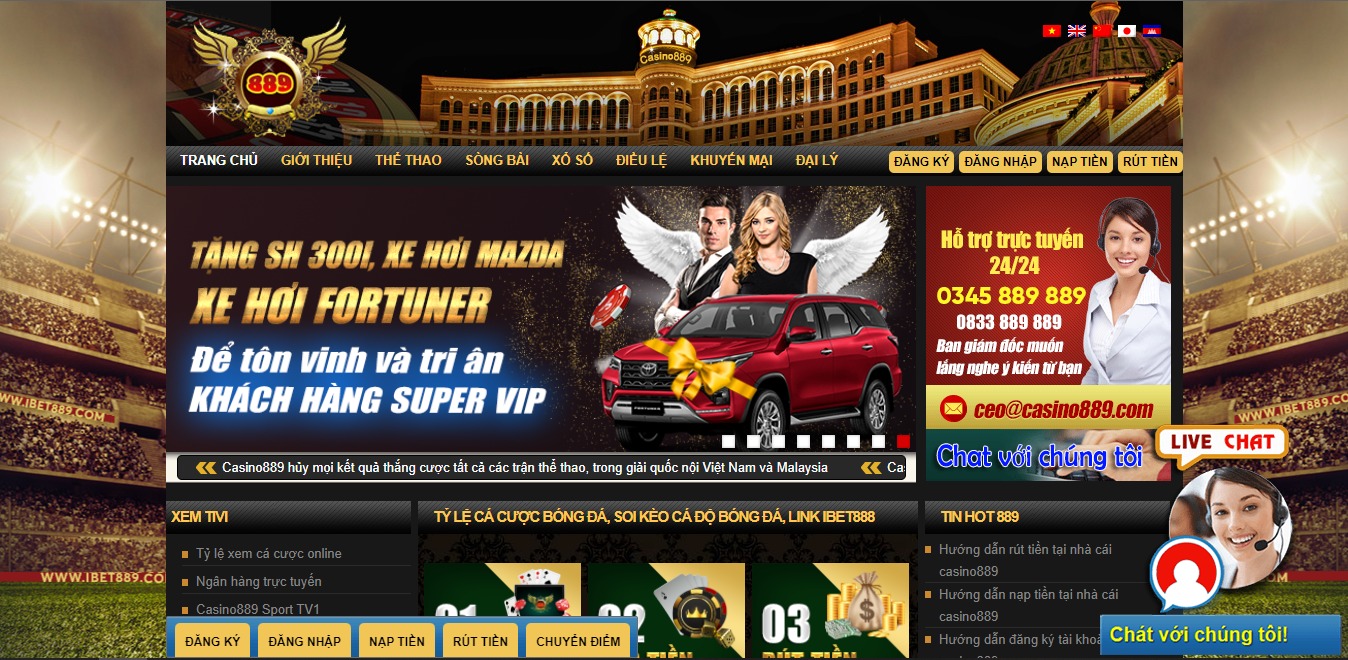 Giới thiệu về nhà cái Casino889