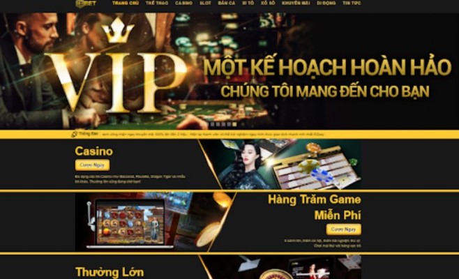 Giao diện H3bet đẹp mê li