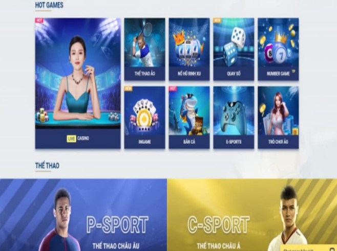 Kho game đồ sộ tại nhà cái Sky88