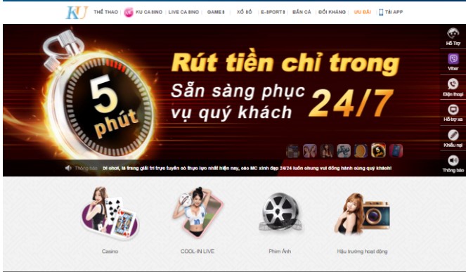 Siêu phẩm đổi thưởng hàng đầu Việt Nam - Kubet 