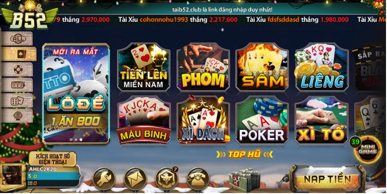 So sánh B29 club với b52 game