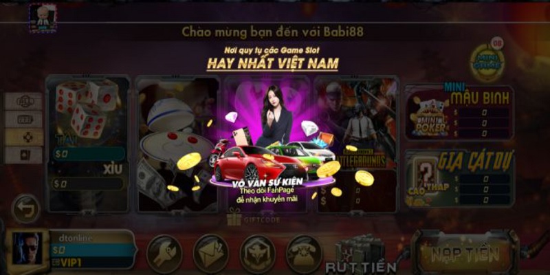 Chơi game có thưởng, nhận ưu đãi liền tay với Babi88