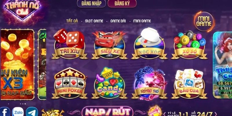 Kho game khổng lồ của Go99 club