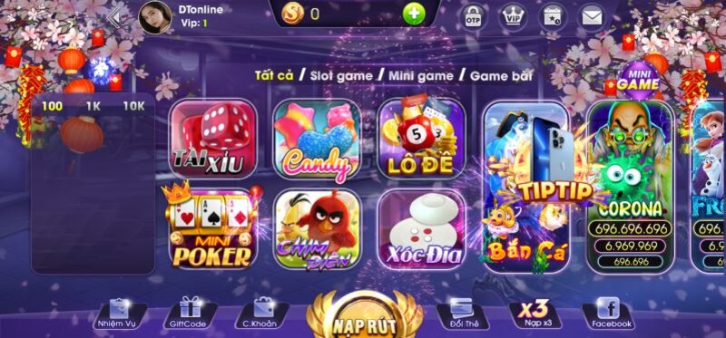 Chọn lựa hàng tá tựa game hay cùng Tip68 Club