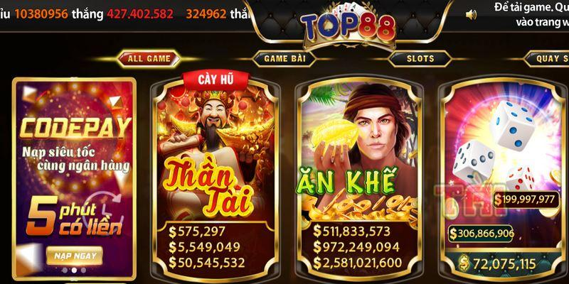 Nhận thưởng Top88 Giftcode 50K cho tân thủ mới nhất 2023