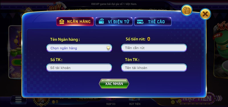 Hướng dẫn rút tiền Rikvip cực kỳ đơn giản và nhanh nhất