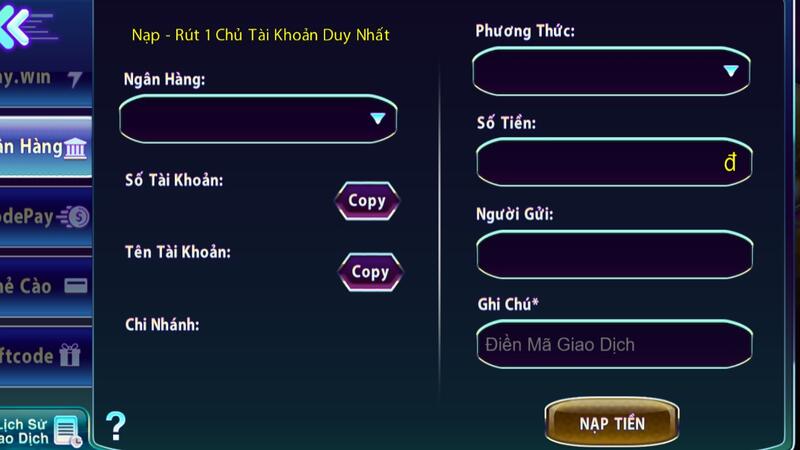 Hướng dẫn nạp tiền 789 Club an toàn, nhanh chóng nhất