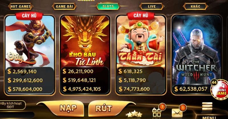 Slots đổi thưởng tại Yo88