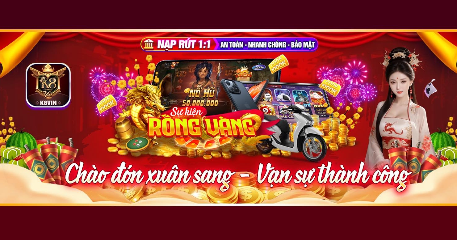 K8Vin - Cổng game mang sự thống trị hoàn hảo