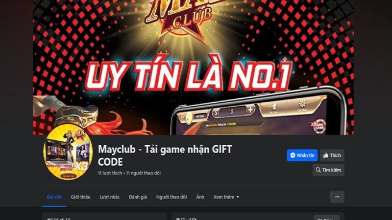 May Club Giftcode - Tham gia ngay phát tài ngay