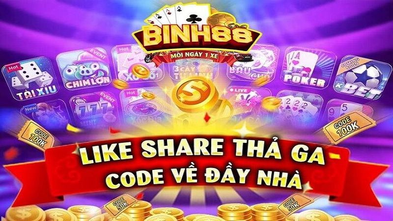 Các cách thức nhận code của cổng game Binh88 Club 