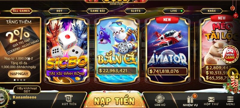 Tổng quan về game bắn cá Go88