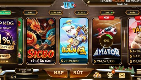 Game bắn cá Vic Club – Chơi game hay, săn cá hiếm và nhận thưởng khủng!