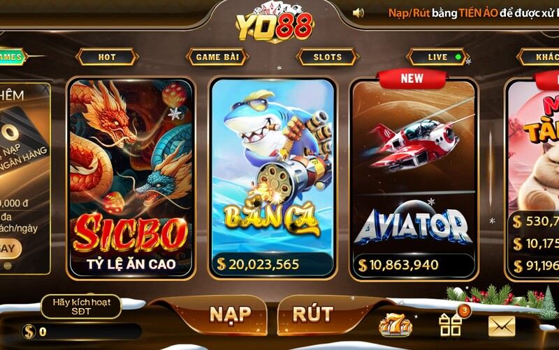 Game bắn cá đổi thưởng của Yo88 có gì thú vị?