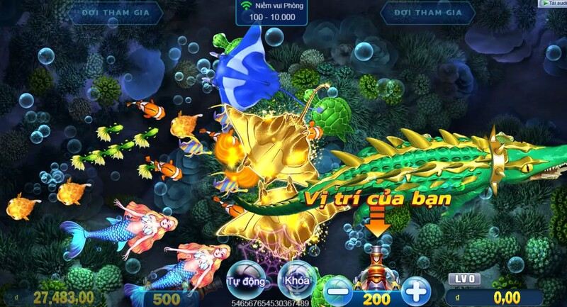 Hướng dẫn cách chơi game bắn cá tại King Fun