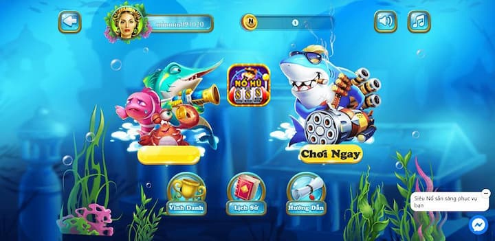 Game bắn cá Nohu39 săn thưởng khủng