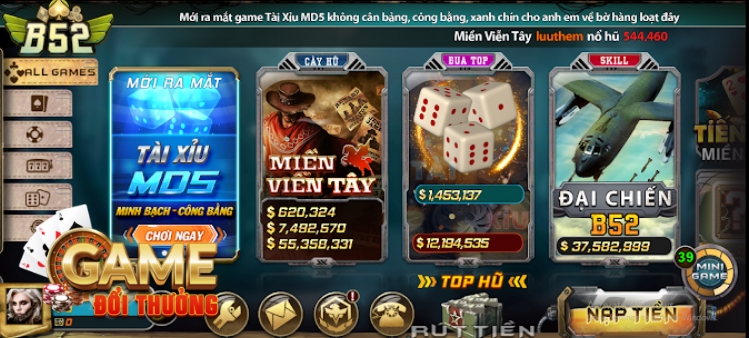 Nổ Hũ B52 Game - Tạo Nên Xu Thế Dẫn Đầu Trong Lĩnh Vực Đổi Thưởng